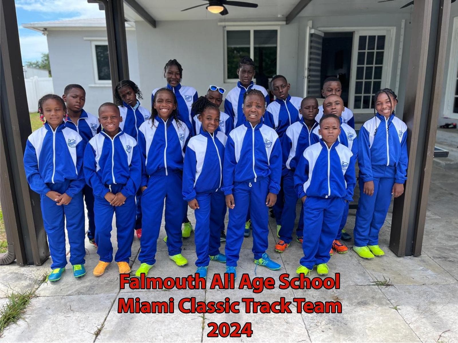 Falmouth All Age School Miami Classic Track Team 2024